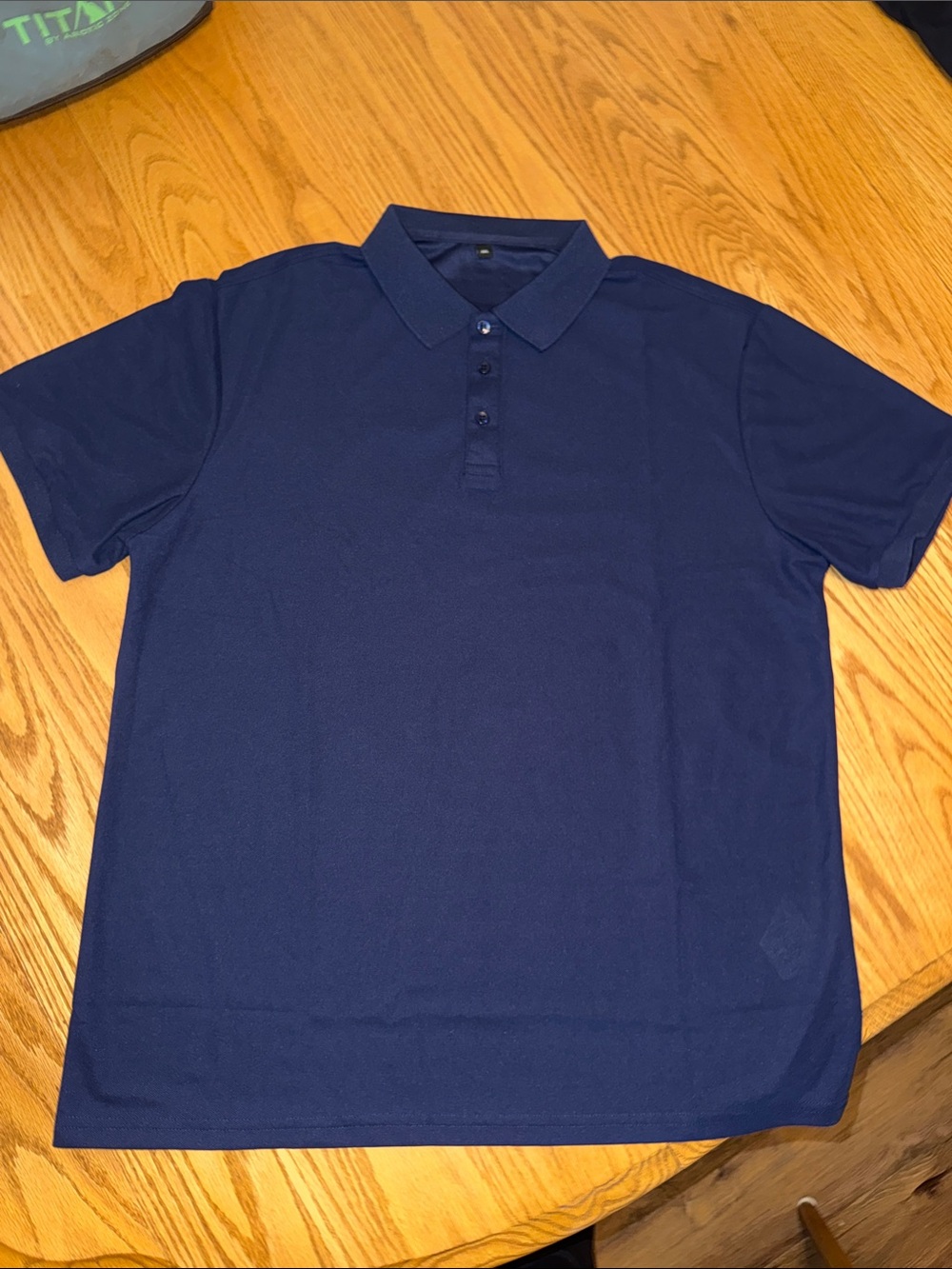 Men's Navy Polo Shirt - Classic Short Sleeve